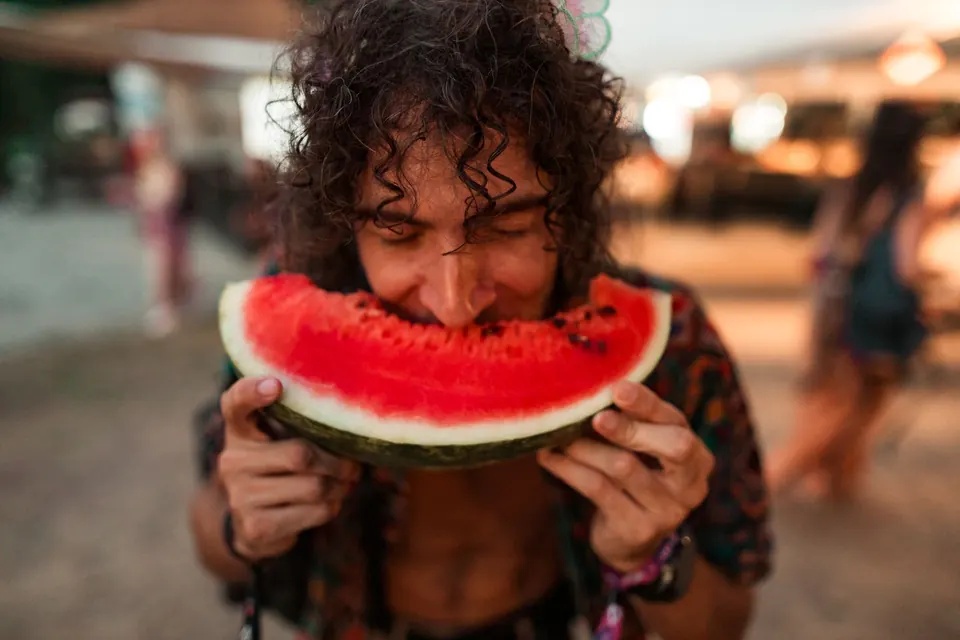 A watermelon break
